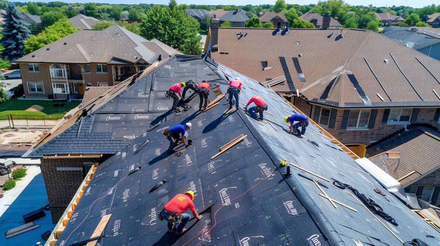 Cedar shingle roof on a Brooklyn brownstone home showing natural wood texture and traditional architectural style
