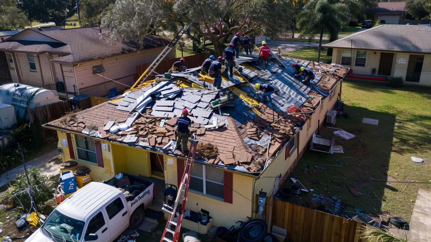 Brooklyn clay tile roof showing damaged and intact tiles requiring repair assessment