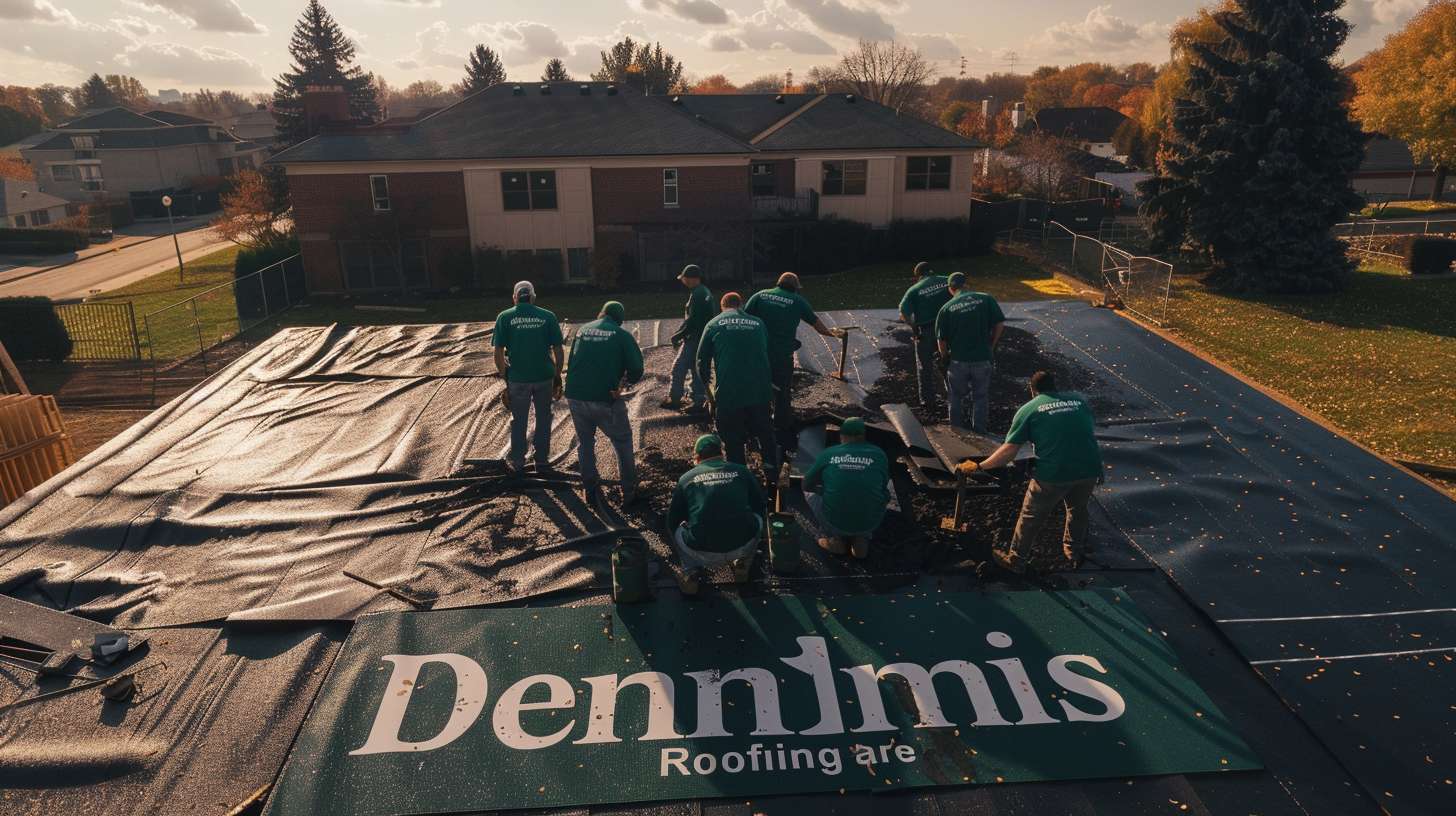 Professional metal roofing contractor installing panels on Brooklyn residential home