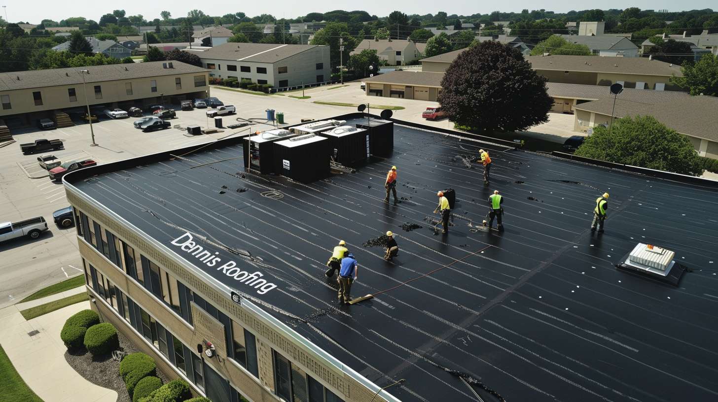 Metal roof installation on Brooklyn residential home with workers applying panels